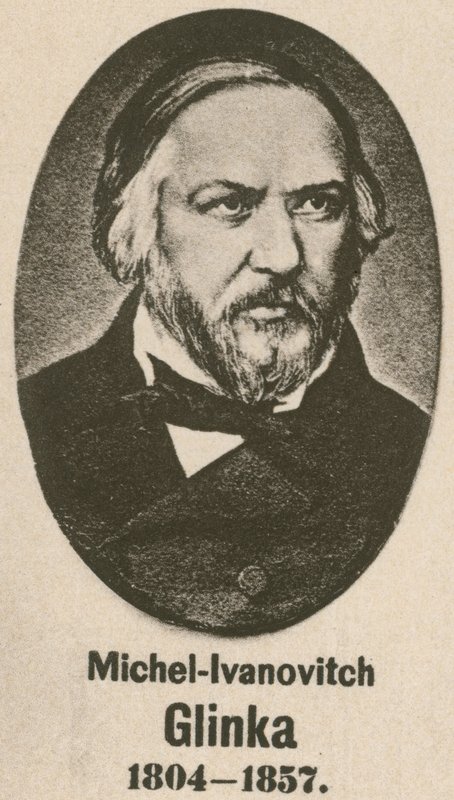 Michaił-Iwanowicz Glinka (grawiura) autorstwa English School