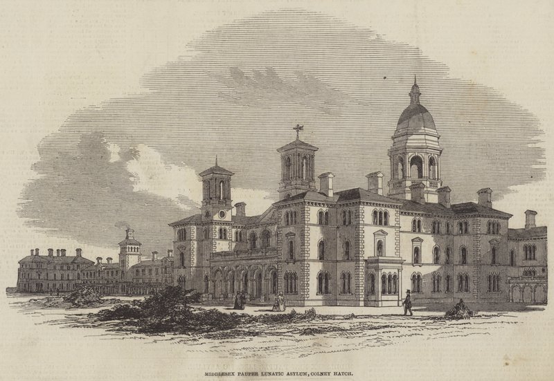 Middlesex Pauper Lunatic Asylum, Colney Hatch autorstwa English School
