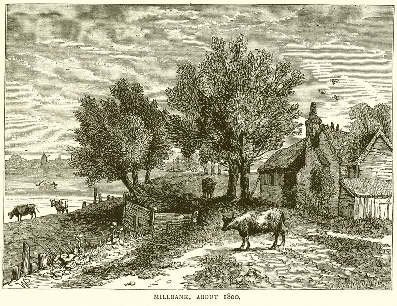 Millbank, około 1800 autorstwa English School