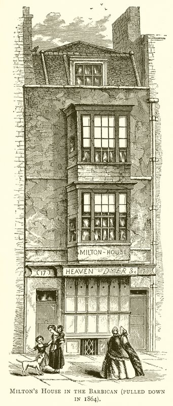Dom Miltonów na Barbakanie (rozebrany w 1864 r.) autorstwa English School