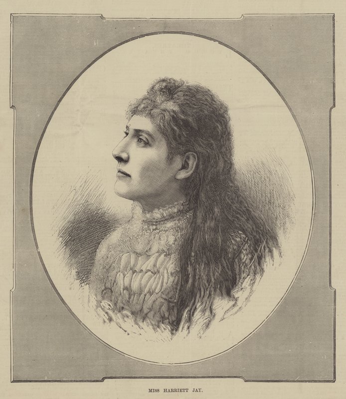 Panna Harriett Jay (Grawerowanie) autorstwa English School