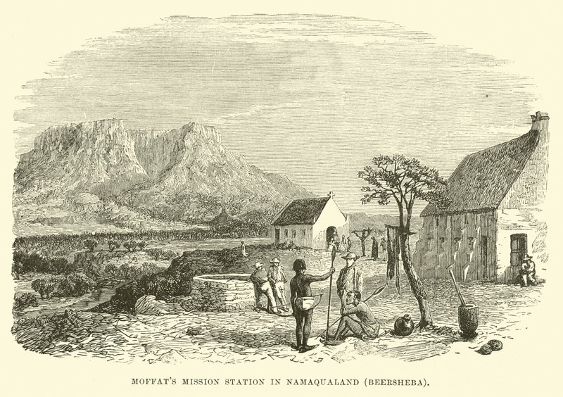 Stacja misyjna Moffats w Namaqualand, Beer-Szeba autorstwa English School