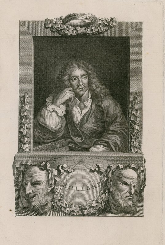 Moliere (Jean-Baptiste Poquelin) autorstwa English School