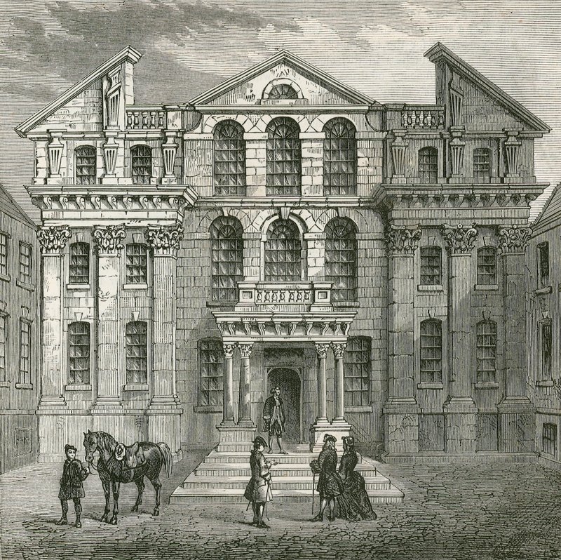 Monmouth House, plac Soho autorstwa English School