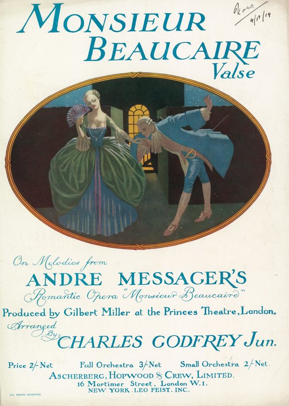 Monsieur Beaucaire Walc autorstwa English School