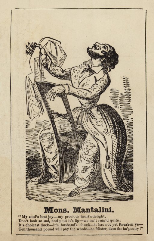 Monsieur Mantalini od Nicholasa Nickleby autorstwa English School