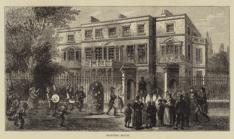 Dom Montagu (grawerowanie) autorstwa English School