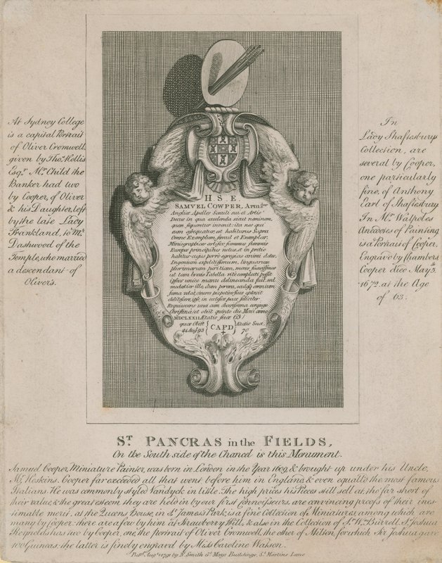 Pomnik Samuela Cowper autorstwa English School