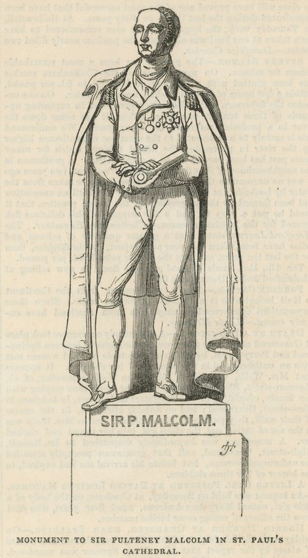 Pomnik Sir Pulteneya Malcolma autorstwa English School