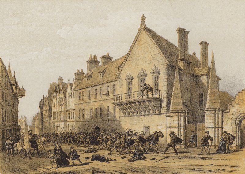 Dom Moray, Canongate (chromolit) autorstwa English School