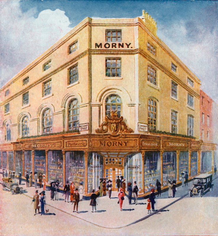Morny Freres przy 201 Regent Street autorstwa English School