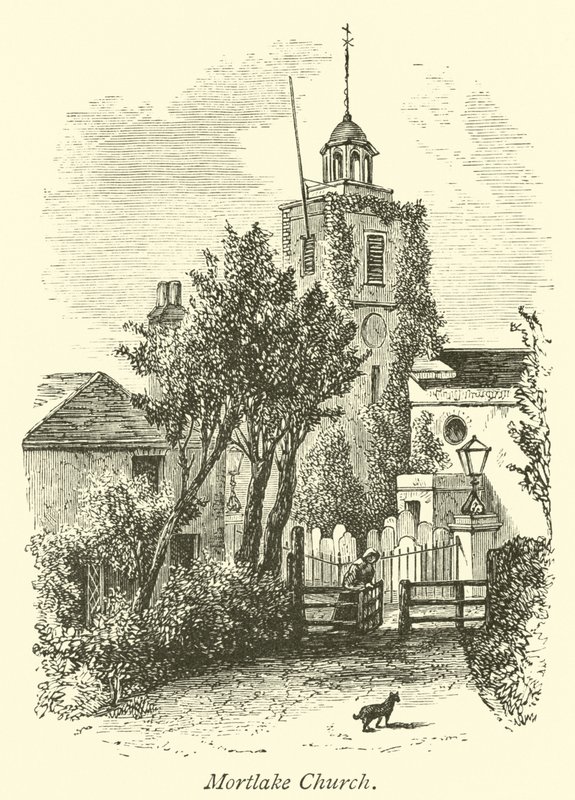 Kościół Mortlake autorstwa English School