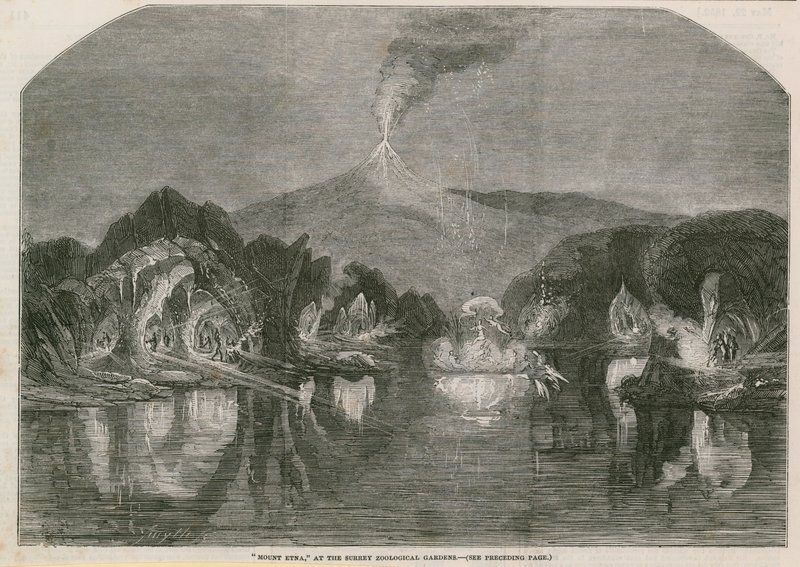 Góra Etna autorstwa English School