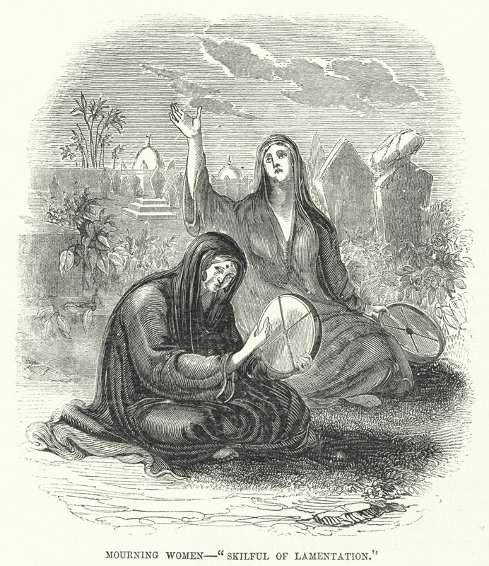 Kobiety w żałobie, „Umiejętne lamentowanie” autorstwa English School