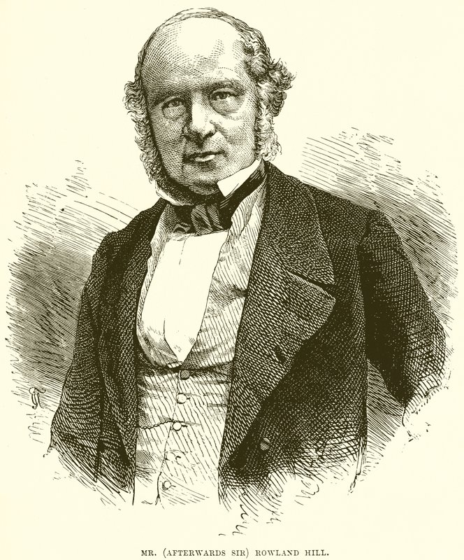 Pan (Później Sir) Rowland Hill autorstwa English School