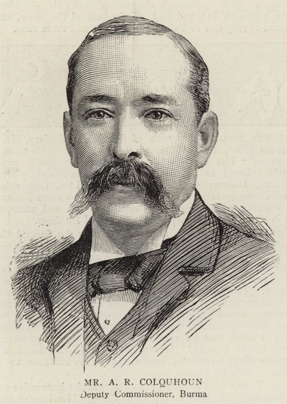 Mr AR Colquhoun (grawerowanie) autorstwa English School