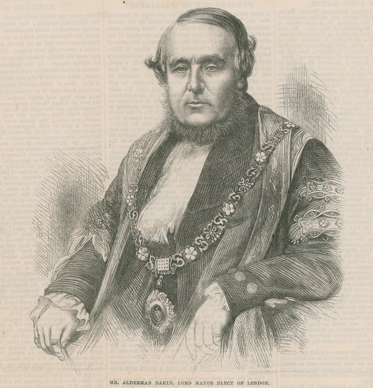 Pan Alderman Dakin, Lord Mayor elekt Londynu autorstwa English School