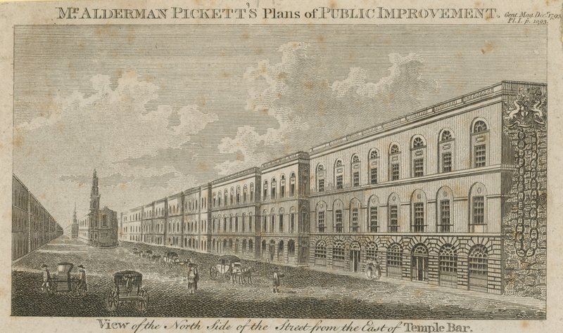 Pan Alderman Picketts plany ulepszeń publicznych autorstwa English School