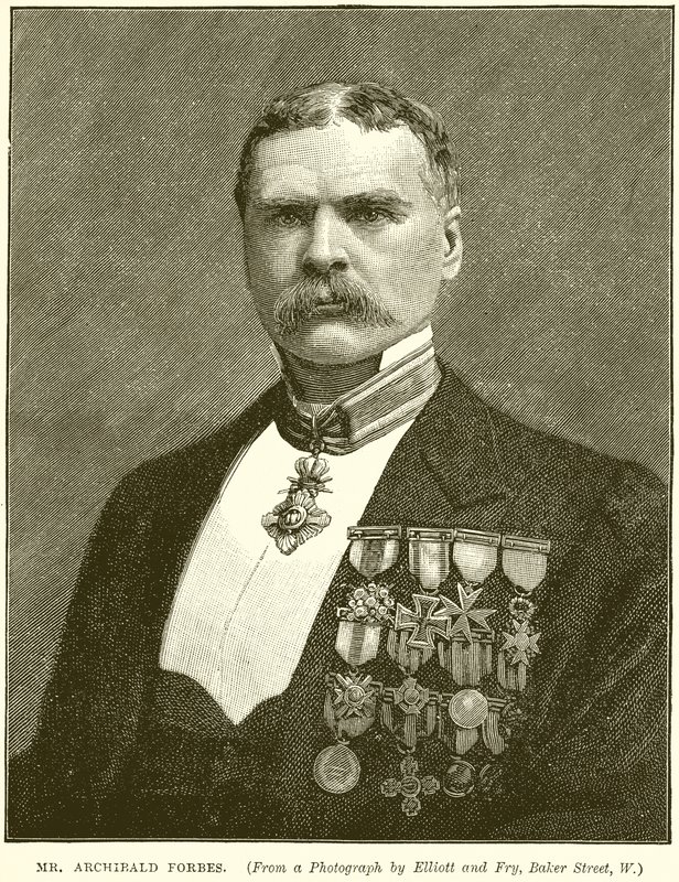 Pan Archibald Forbes autorstwa English School