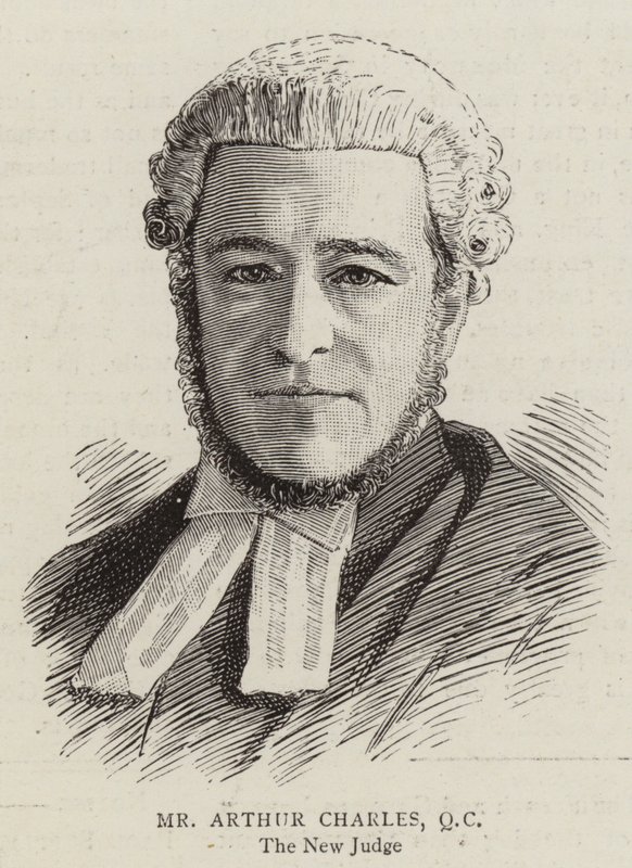 Pan Arthur Charles, QC (Grawerowanie) autorstwa English School