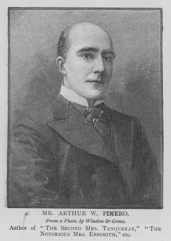 Pan Arthur W Pinero (grawerunek) autorstwa English School