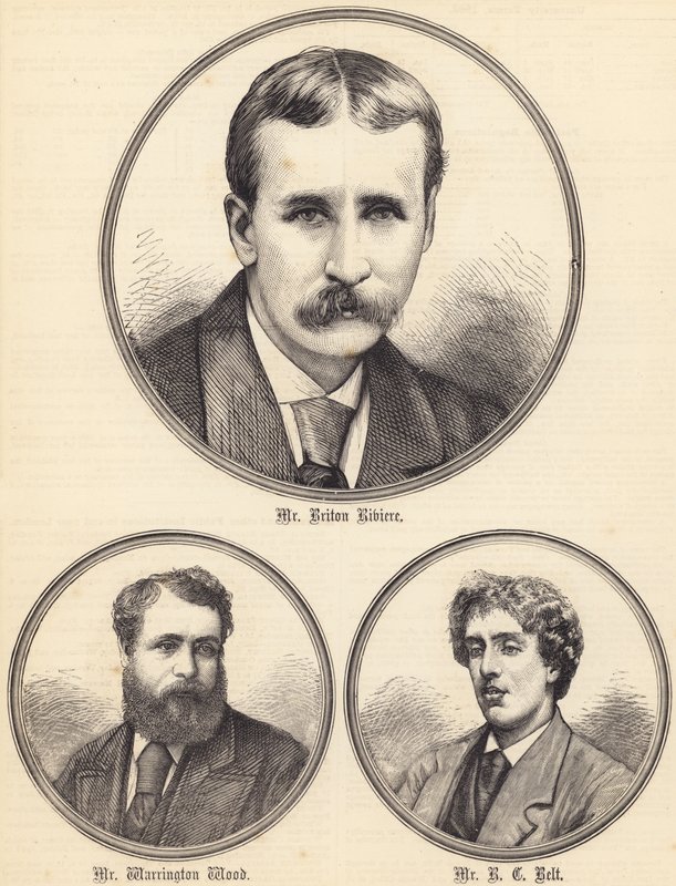 pan Briton Riviere, pan Warrington Wood, pan RC Belt (grawerowanie) autorstwa English School