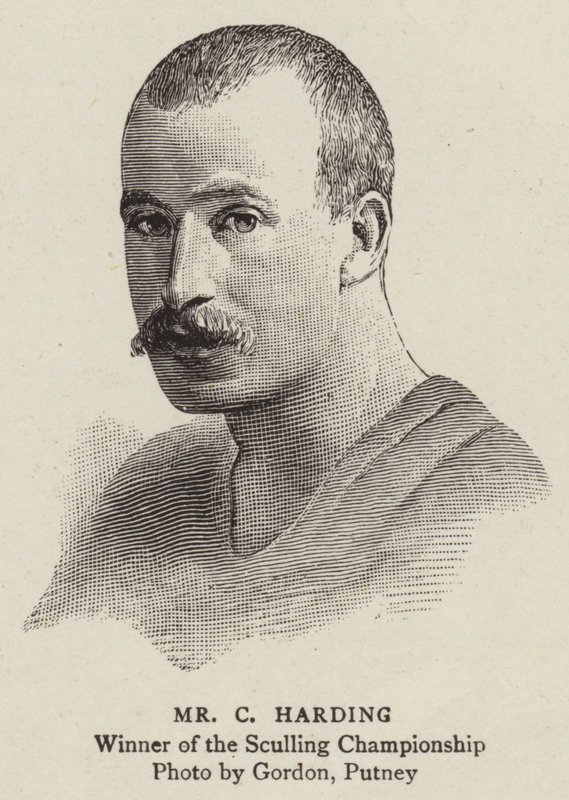 Pan C. Harding (grawerunek) autorstwa English School