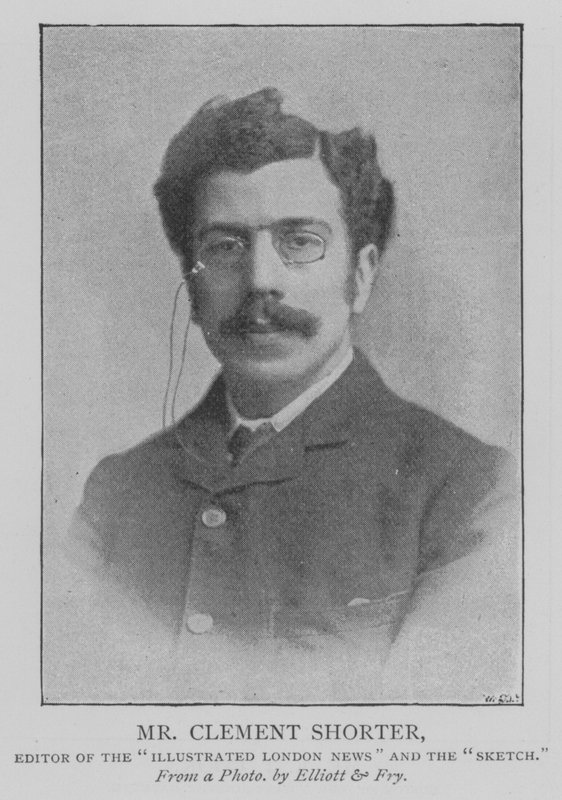 Pan Clement Shorter, redaktor „Illustrated London News” i „Sketch” (grafika) autorstwa English School