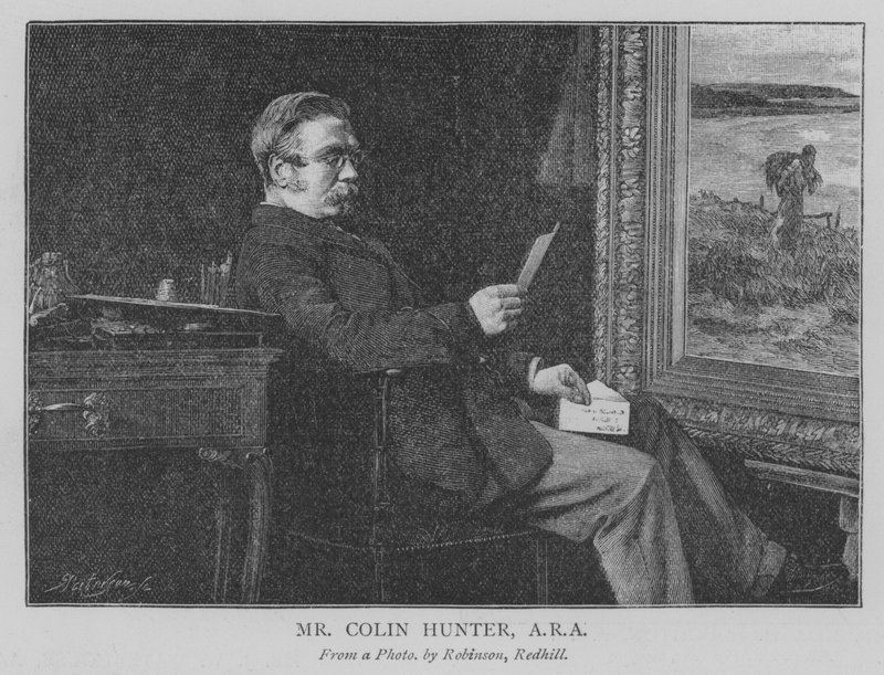 Pan Colin Hunter, ARA (grawerunek) autorstwa English School