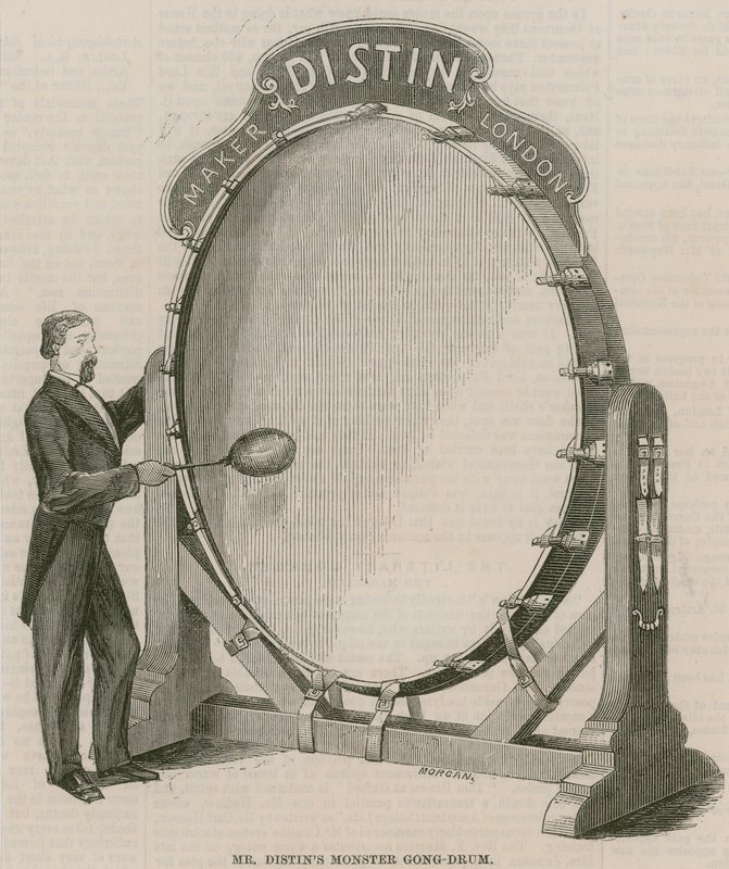Mr Distins Monster Gong-Bęben autorstwa English School