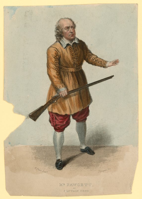 Pan Fawcett jako kapitan Copp autorstwa English School