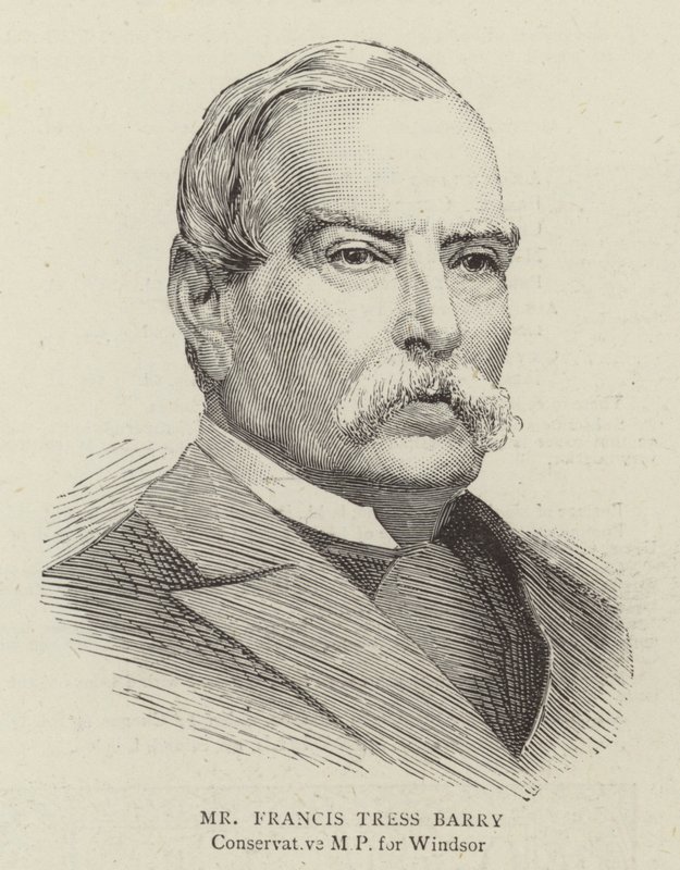 Pan Francis Tress Barry (grawerunek) autorstwa English School
