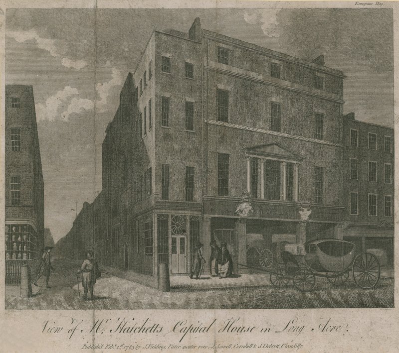 Pan Hatchetts Capital House w Long Acre autorstwa English School