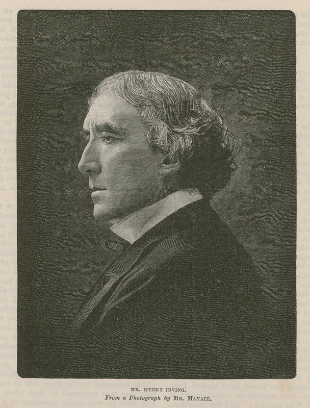 Pan Henry Irving, aktor autorstwa English School
