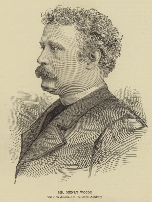 Pan Henry Woods (Grawerowanie) autorstwa English School