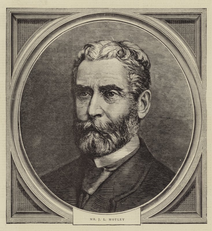 Pan J L Motley (grawerunek) autorstwa English School