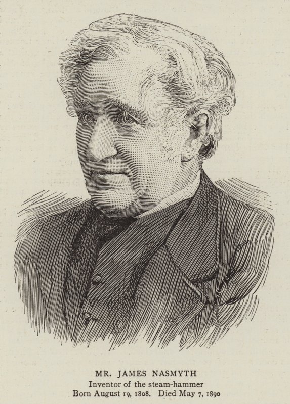 Pan James Nasmyth (grawerunek) autorstwa English School