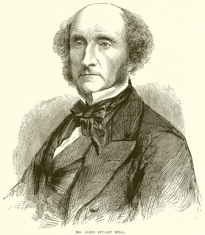 Pan John Stuart Mill autorstwa English School