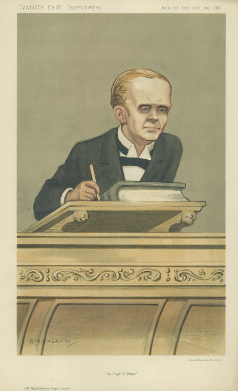 Pan Norman Angell Lane autorstwa English School