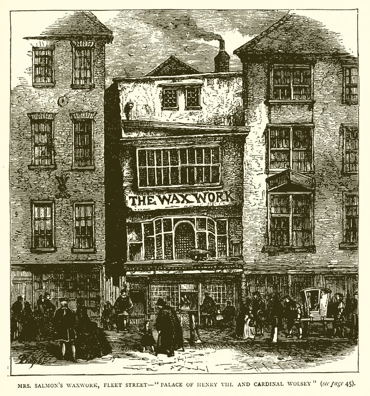Pan Salmons Woskowa, Fleet Street — Pałac Henryka VIII. i kardynał Wolsey autorstwa English School
