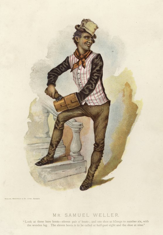 Pan Samuel Weller z Pickwick Papers autorstwa English School