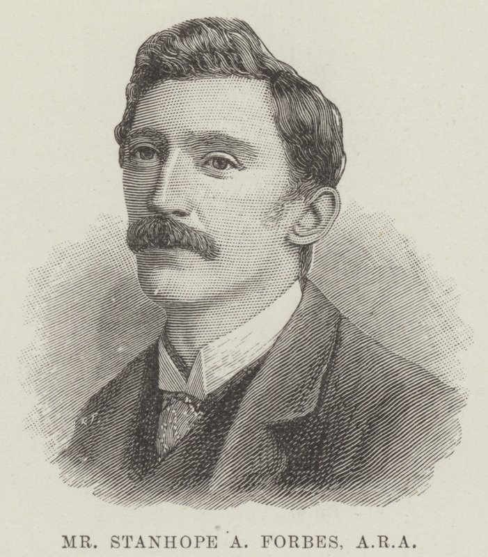 Pan Stanhope A Forbes, ARA (grawerunek) autorstwa English School