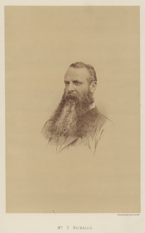 Pan T. Nickalls (litografia) autorstwa English School