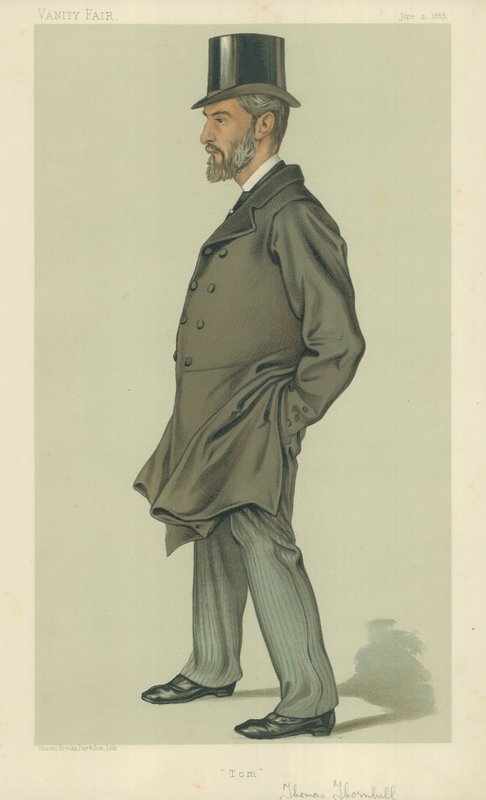 Pan Thomas Thornhill, Tom, 2 czerwca 1883, komiks Vanity Fair autorstwa English School