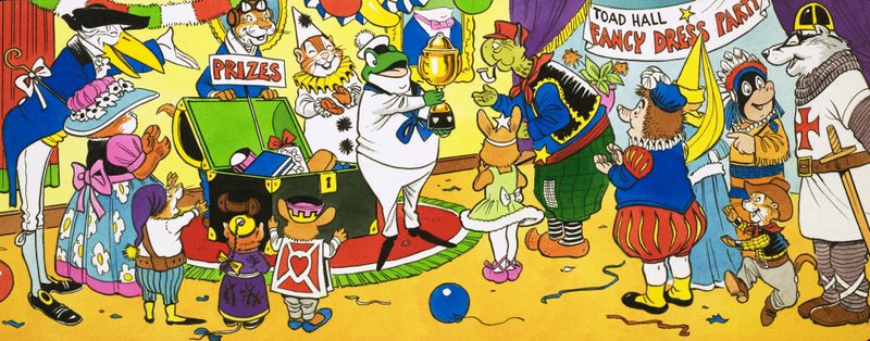 Mr Toad wręcza nagrody na balu przebierańców autorstwa English School