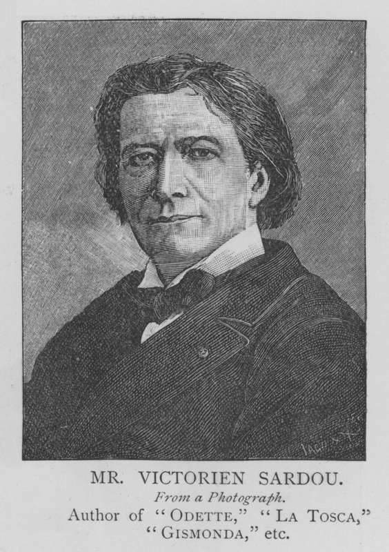 Pan Victorien Sardou (grawerunek) autorstwa English School