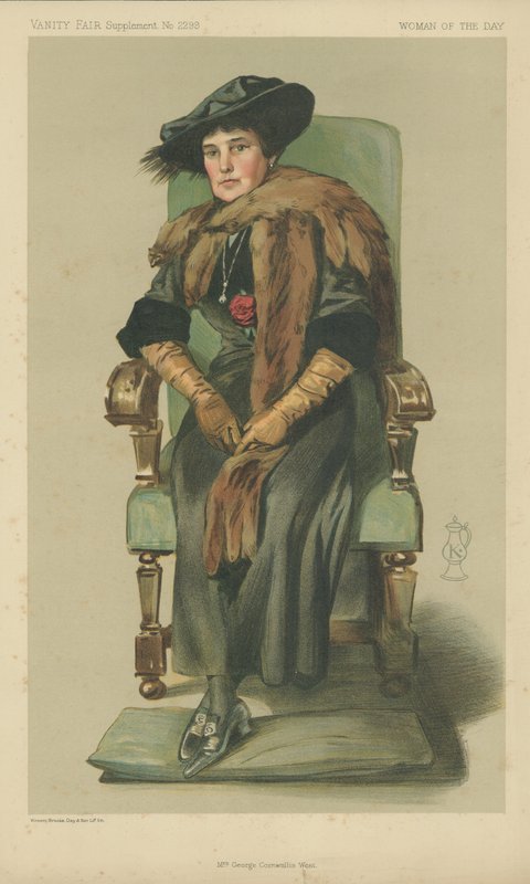 Pani George Cornwallis-West autorstwa English School