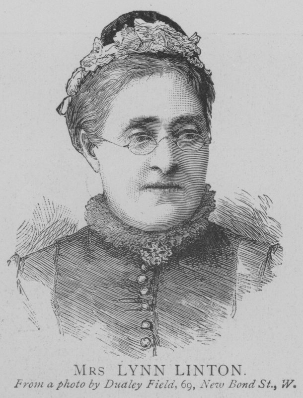 Pani Lynn Linton (Grawerowanie) autorstwa English School