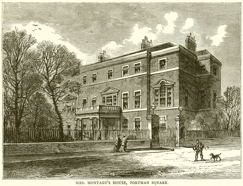 Dom Pani Montagus, Portman Square autorstwa English School