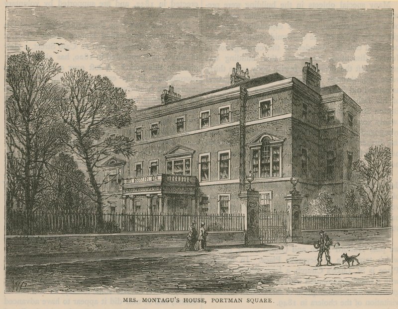 Mrs Montagu House, Portman Square, Londyn autorstwa English School